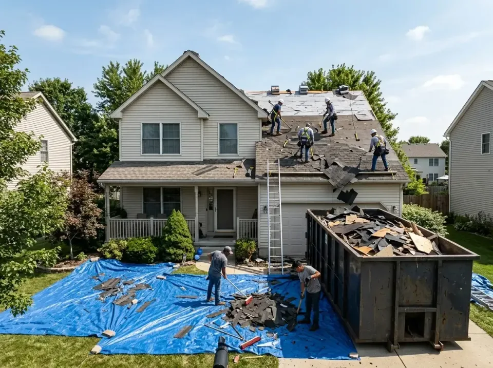 roof-replacement-debris-remova-004 — frequently asked questions, Cheapest Dumpster Rentals in Cumberland Hill, RI